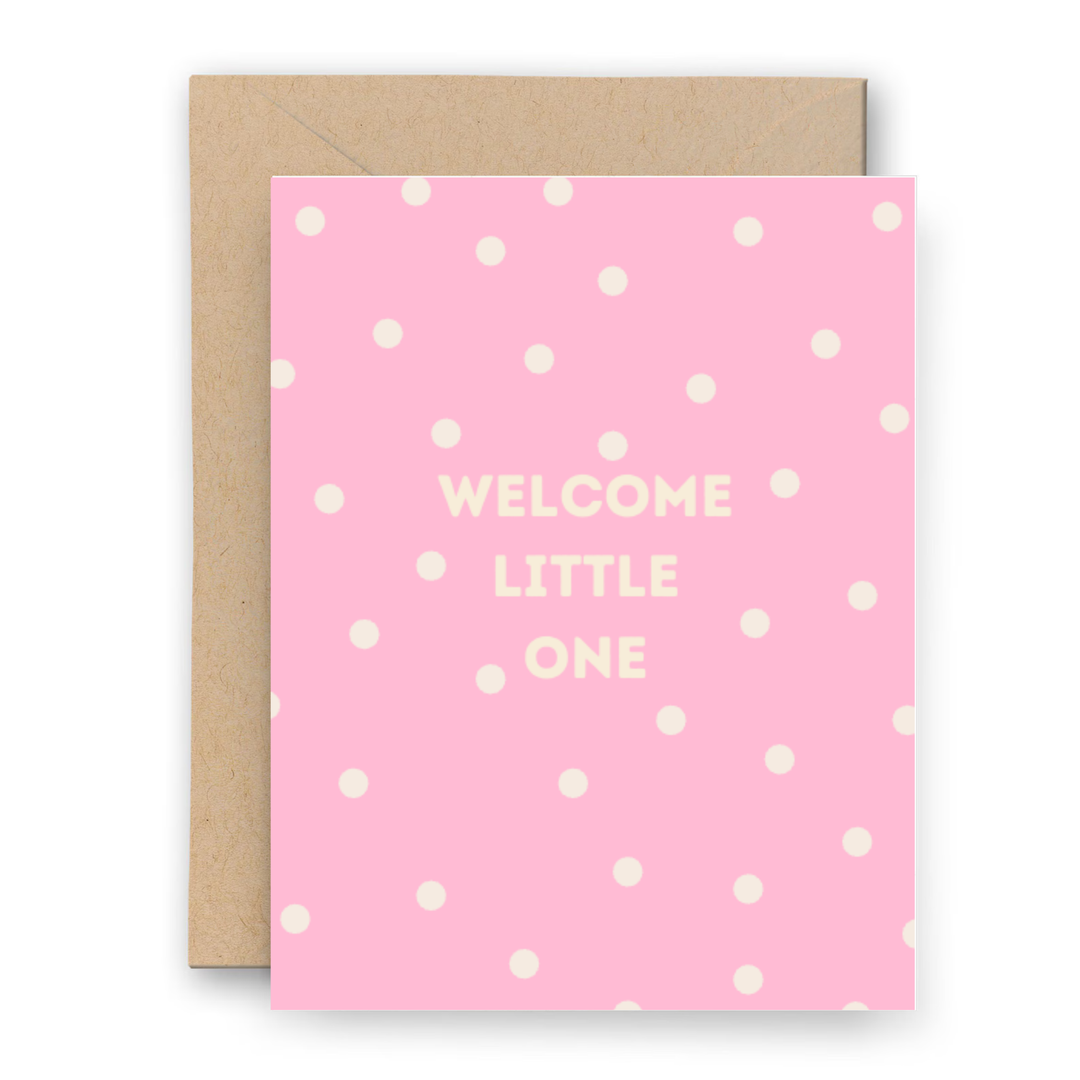 Babesta Welcome Little One - Greeting Card