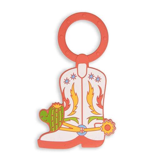 Western Cowboy Boot Teether