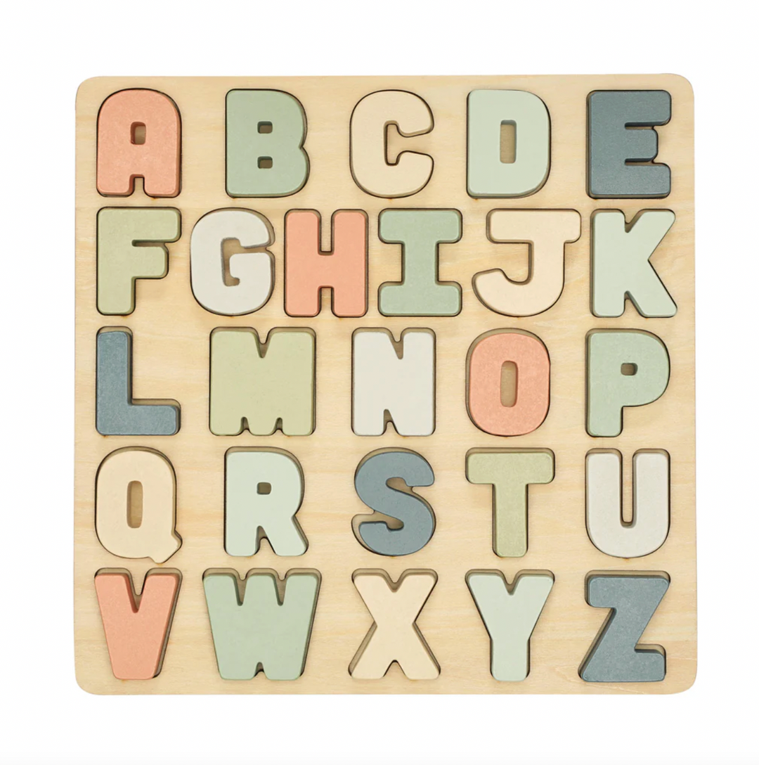 Babesta Wooden Alphabet Puzzle By Pearhead