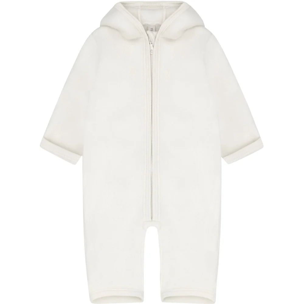 Babesta Wool Fleece Pram Suit Ears Tofu by Huttelihut