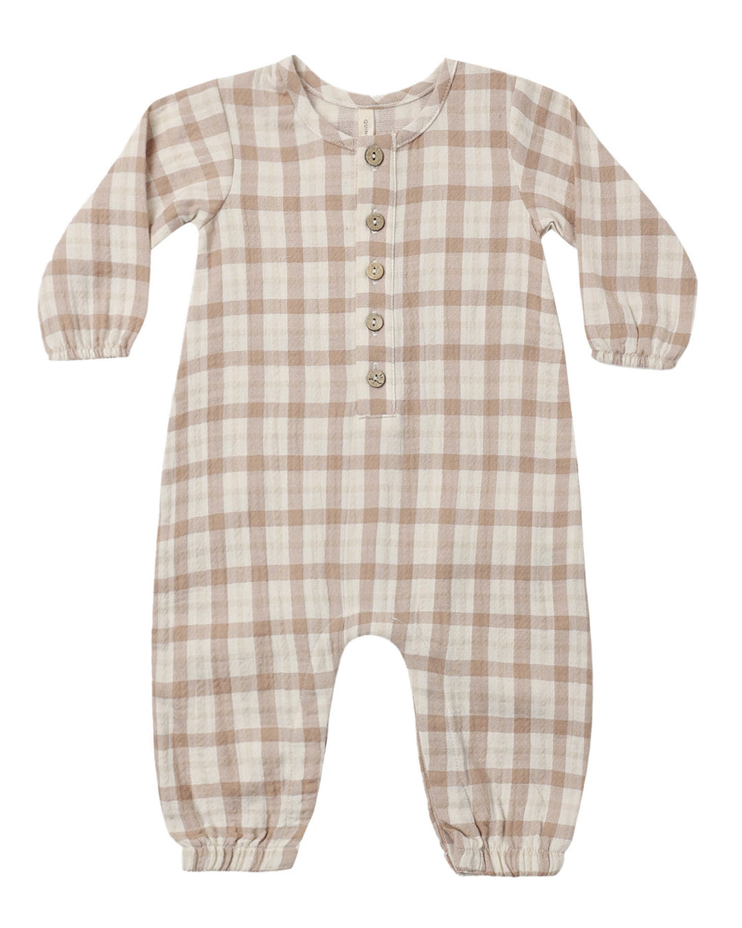 Babesta Woven Jumpsuit Rustic Plaid by Quincy Mae