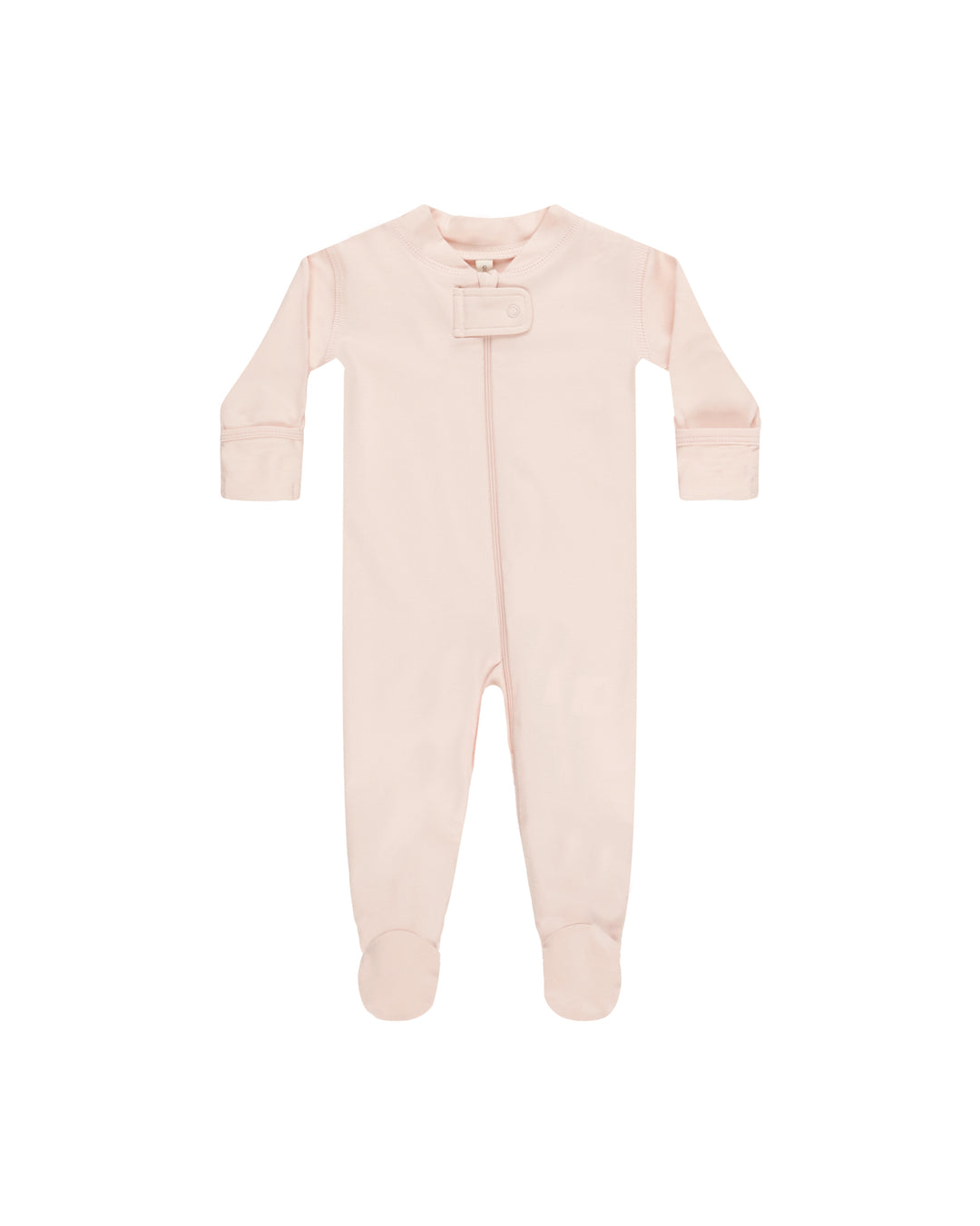 Babesta Zip Long Sleeve Sleeper Footie - Petal by Quincy Mae
