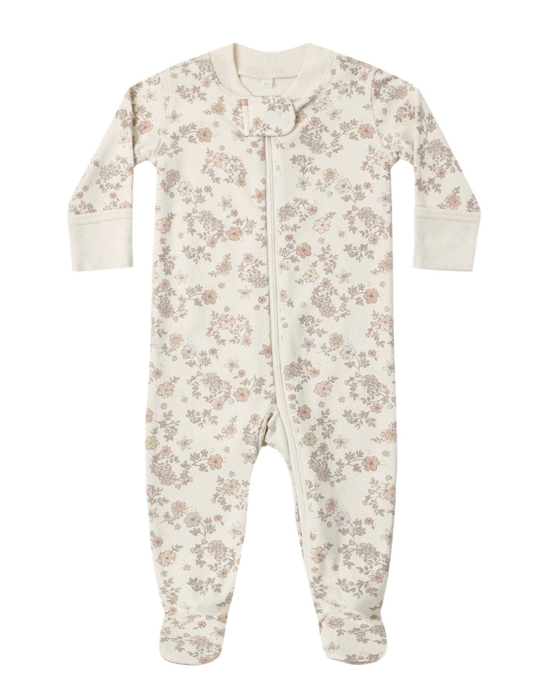 Babesta Zip Long Sleeve Sleeper Footie by Quincy Mae