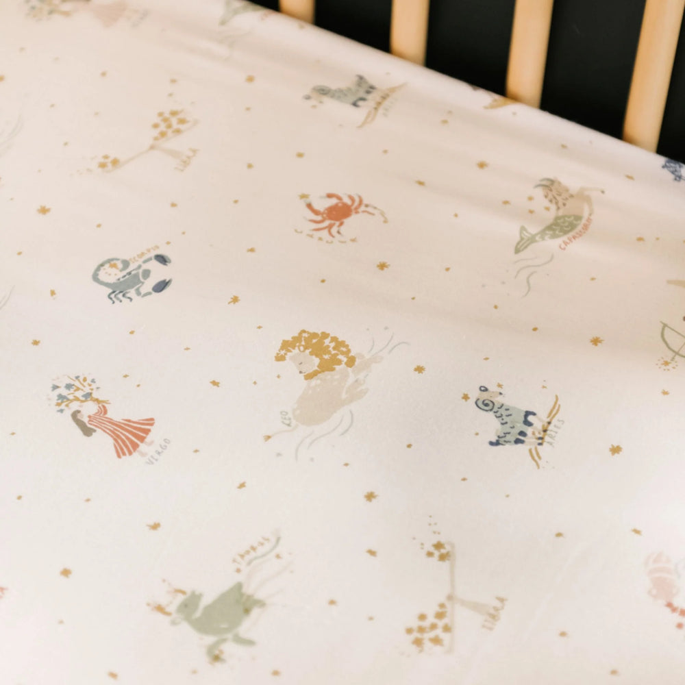 Babesta Zodiac Crib Sheets by Pehr
