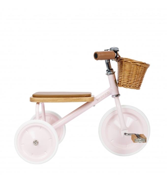 Vintage-inspired toddler tricycle by Banwood