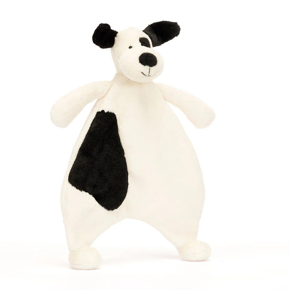 Bashful Black & Cream Puppy Comforter - Babesta