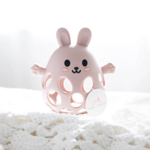 Blush Bunny Ball Teether