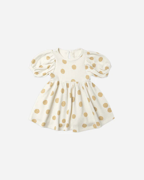 Butter Dots Baby Doll Dress by Quincy Mae