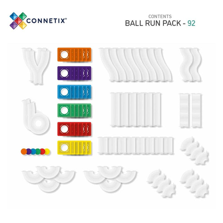  CONNETIX 92 Piece Ball Run Pack 