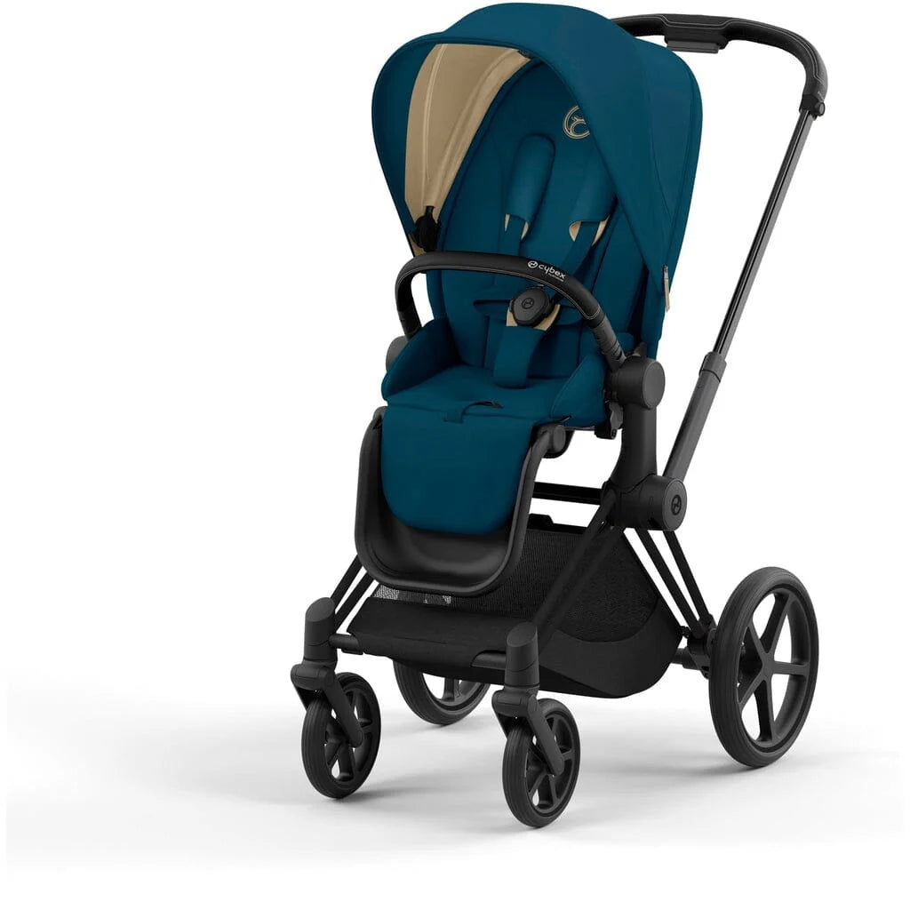 cybex mountain blue Cybex Priam 4 Stroller Matte Black Frame