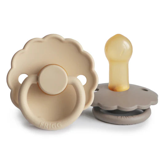 FRIGG Daisy Natural Pacifier 2-Pack 0-6M