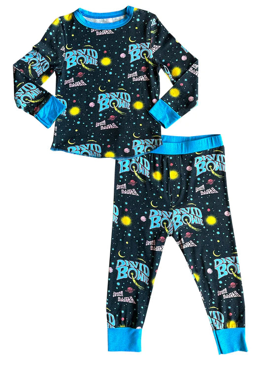 Bowie Blue Thermal Set by Rowdy Sprout