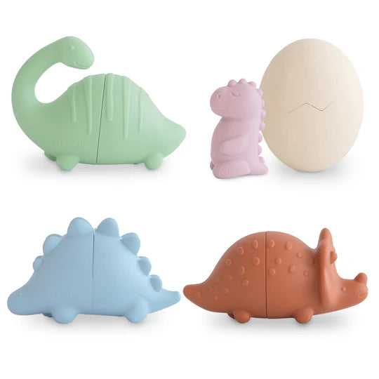 Dino Bath Play Set by Mushie