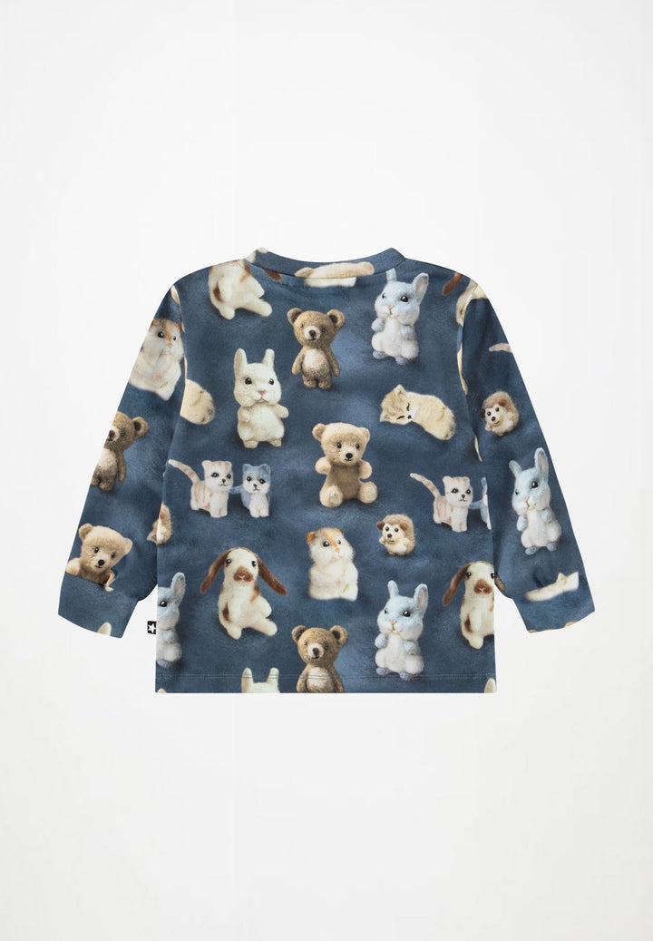  Eloy Felt Friends Long Sleeve Shirt by Molo 
