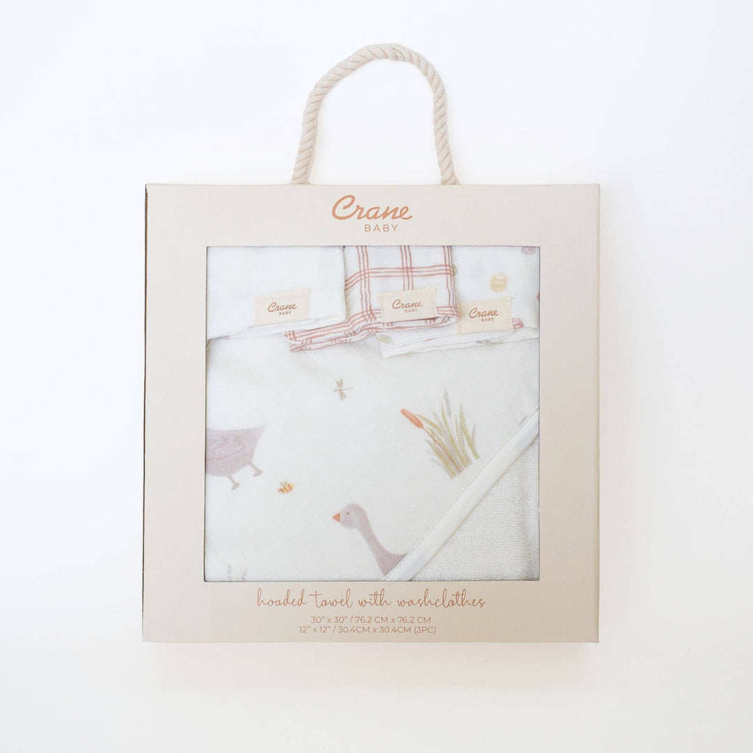 Farmhouse Goose Towel & Wash Cloth Set