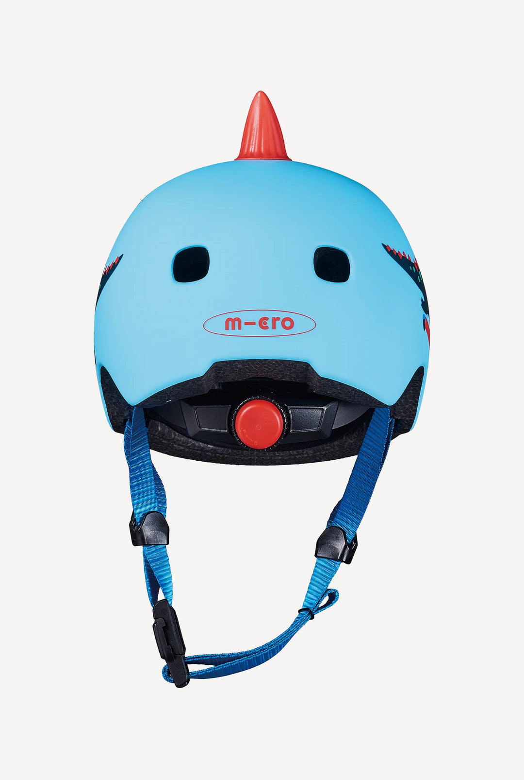 Children's helmet with cartoon design on a white background