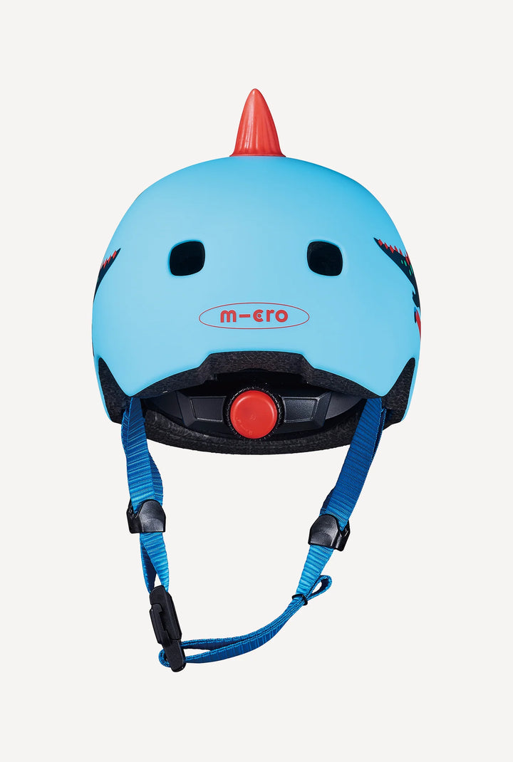 Children's helmet with cartoon design on a white background