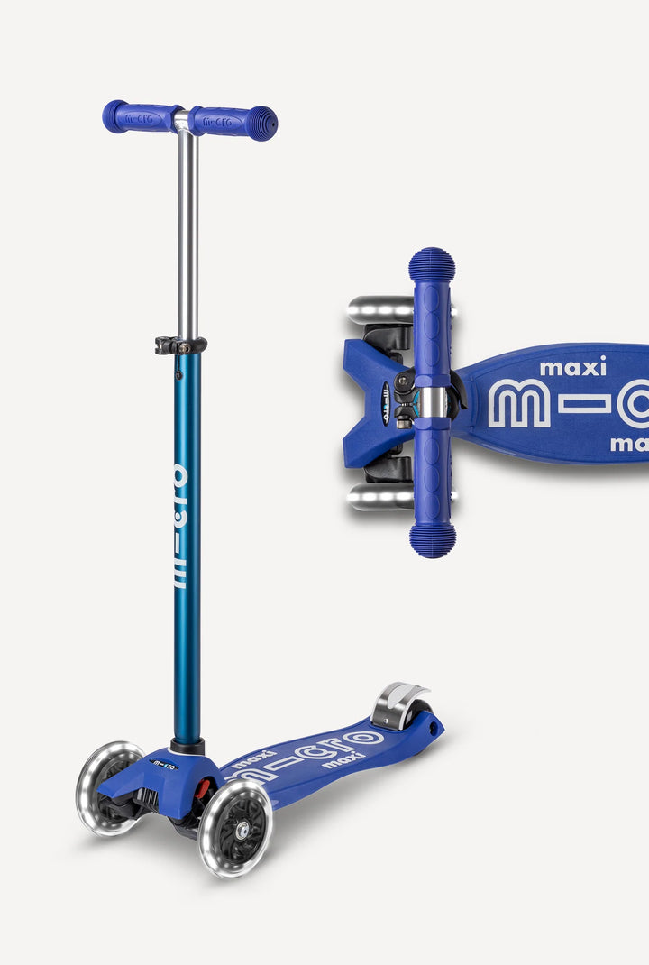 Maxi Deluxe LED Scooter in Blue White - Babesta