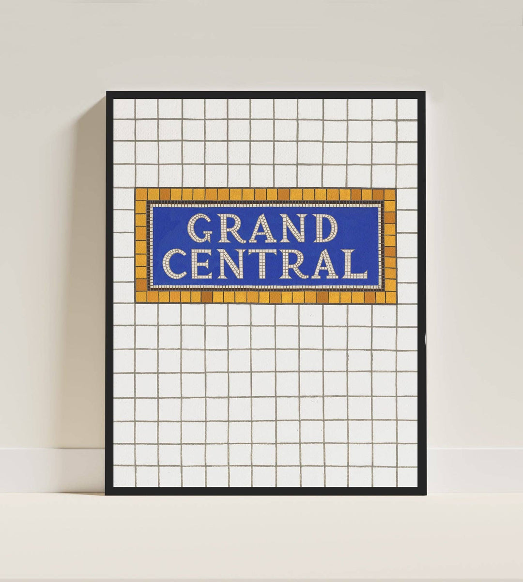 Grand Central Subway Sign Art Print