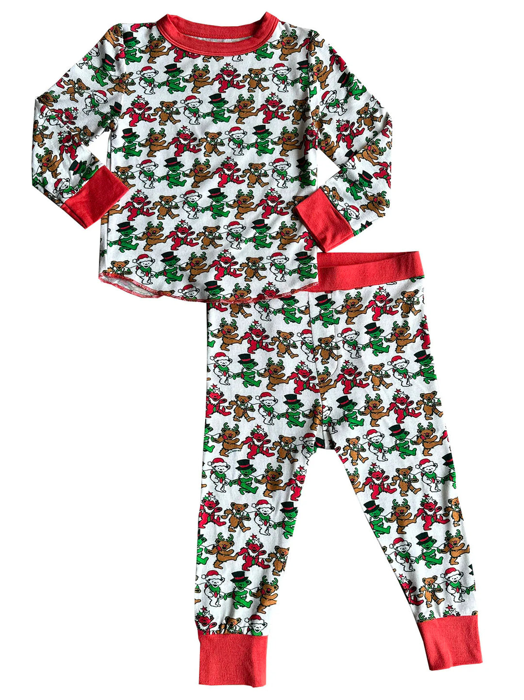  Grateful Dead Holiday Bears Thermal Set by Rowdy Sprout 