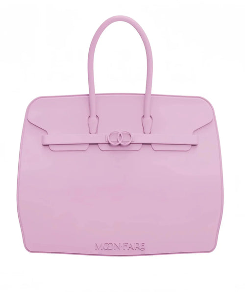 Birkidd Snack Tote: Handbag Shaped Snack Holder - Pink