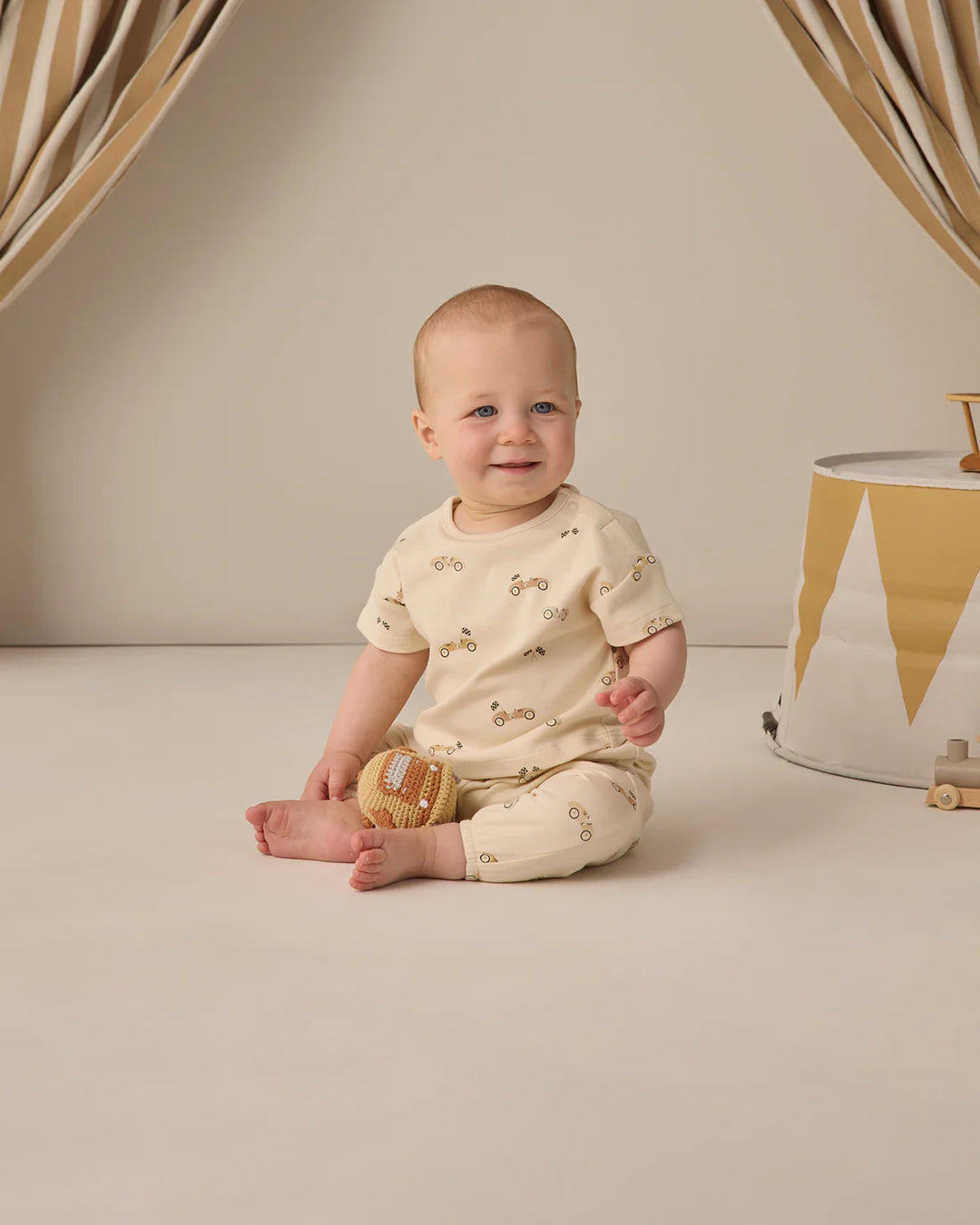 Jersey Tee &  Pant Set - Race Car by Quincy Mae