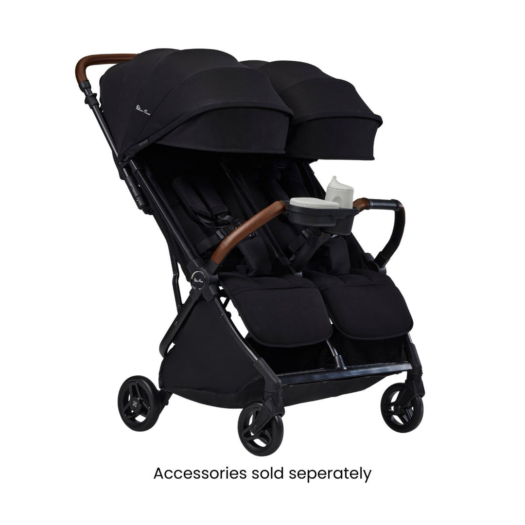 Jet Double Travel Stroller by Silver