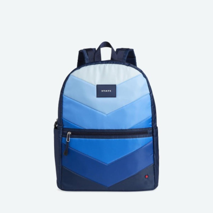 Kane Kids Blue Chevron Backpack by State Bags