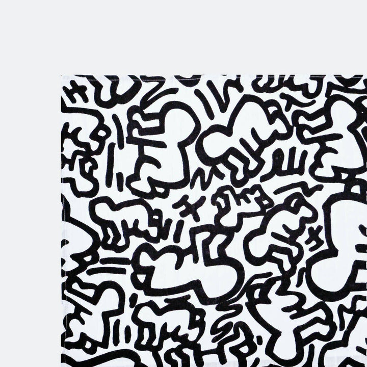 Keith Haring XL 'Baby' Print Muslin