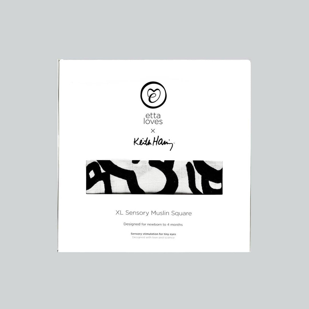 Keith Haring XL 'Baby' Print Muslin