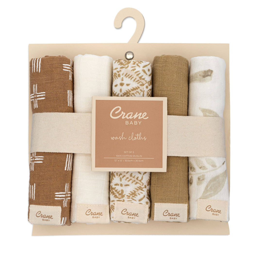 Kendi 5-pc. Wash Cloth Set - Safari Animal