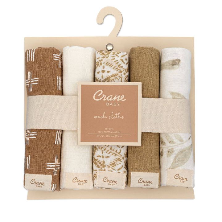Kendi 5-pc. Wash Cloth Set - Safari Animal