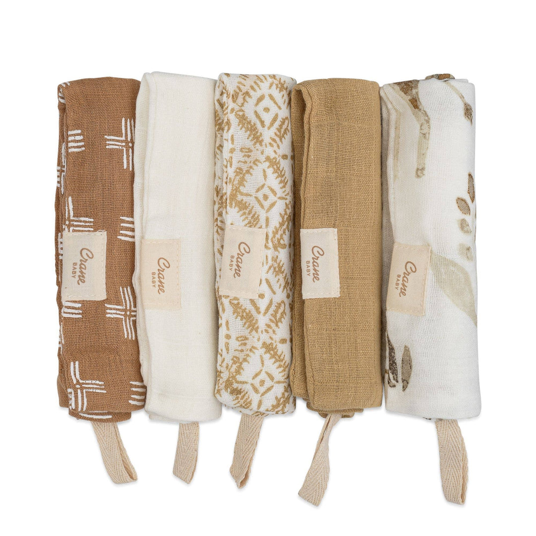 Kendi 5-pc. Wash Cloth Set - Safari Animal