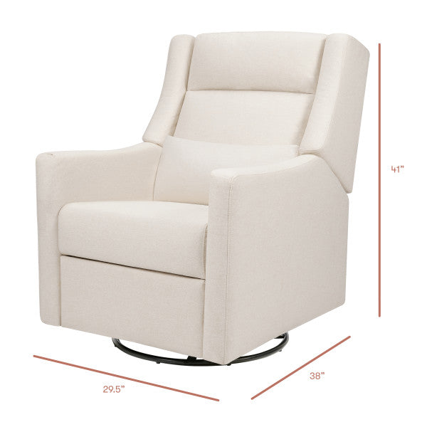 Kiwi Electronic Recliner Swivel Glider with Adjustable Headrest Babesta