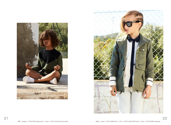 Little Varda Olive Jacket
