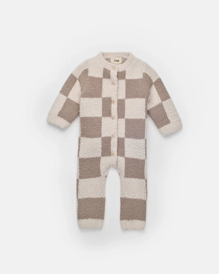 Long Sleeve Jumpsuit - Fuzzy