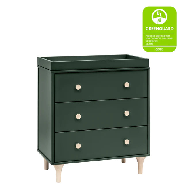 Lolly 3 Drawer Changer Dresser with Tray Babesta Lolly 3 Drawer Changer Dresser with Tray Babesta