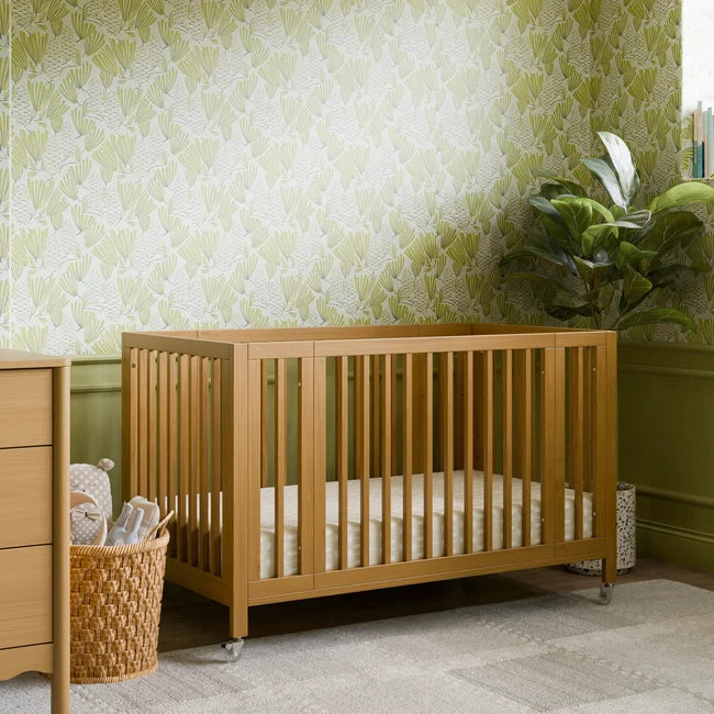 Babyletto Rolli 9-in-1 Convertible All-Stages Crib with Bassinet &amp; Toddler Bed Conversion Kits