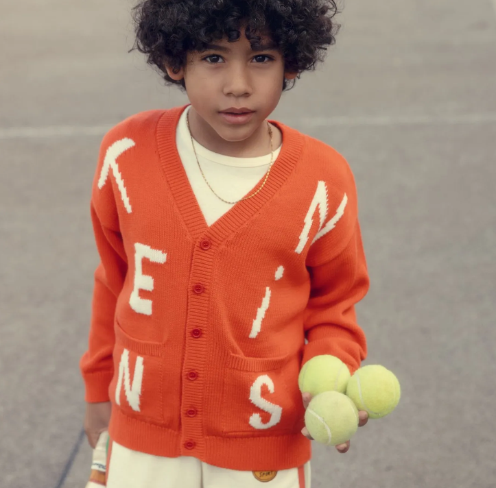 Tennis Knitted Cardigan by Mini Rodini