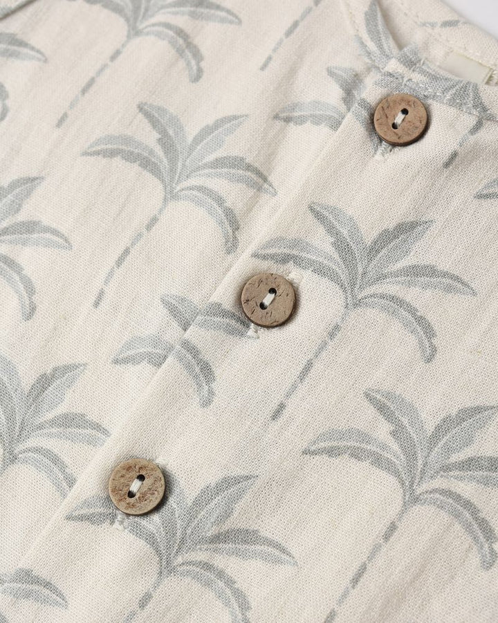 Maverick Romper - Palm Trees by Rylee and Cru