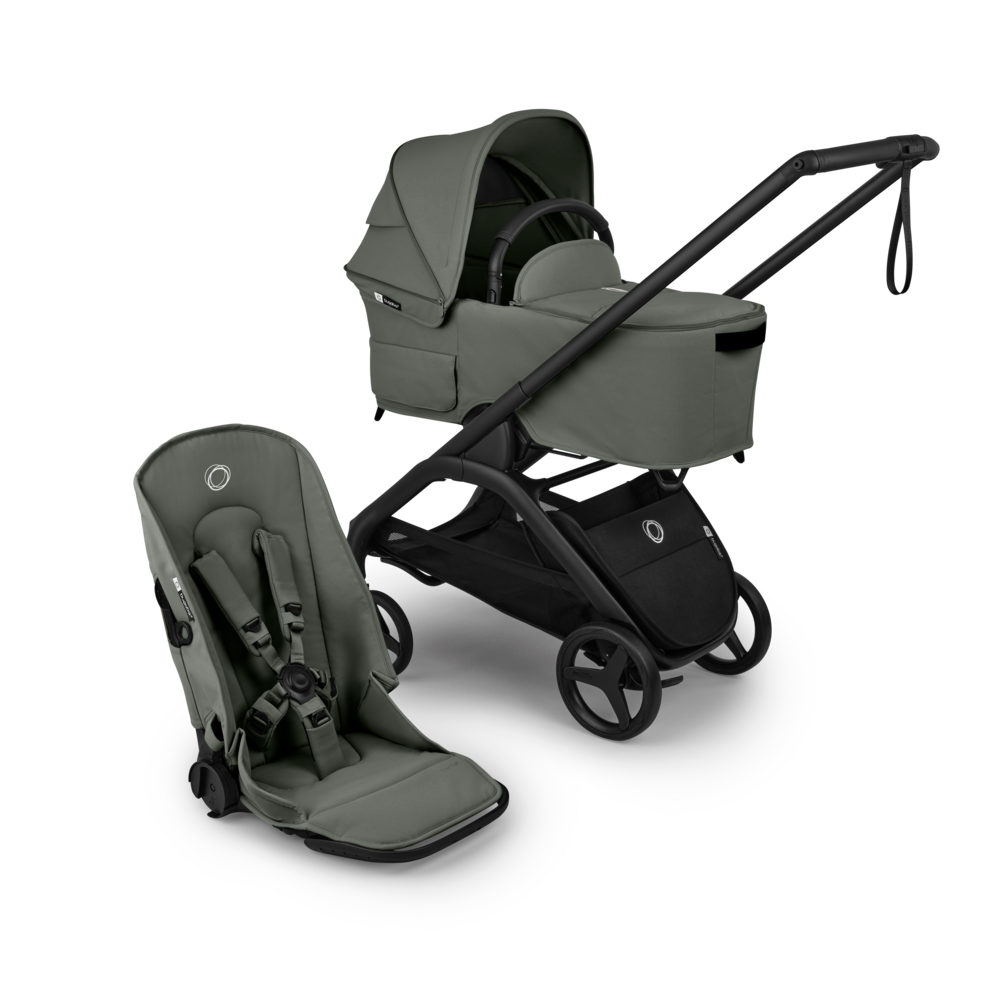 Bugaboo, Pushchairs, Dragonfly pushchair, Black/ Midnight Black