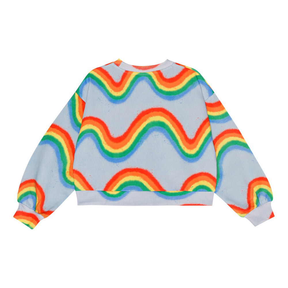 Miki Rainbow Waves Sweatshirt by Molo