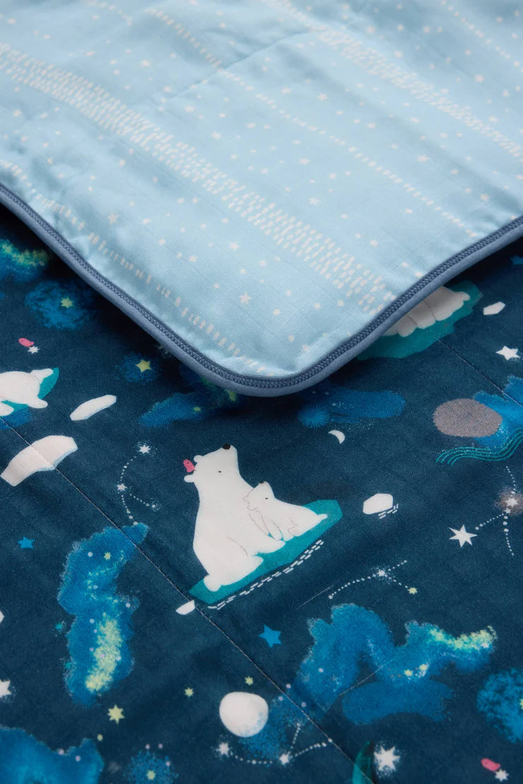 Muslin Quilt - Stargazing Bear by Loulou Lollipop