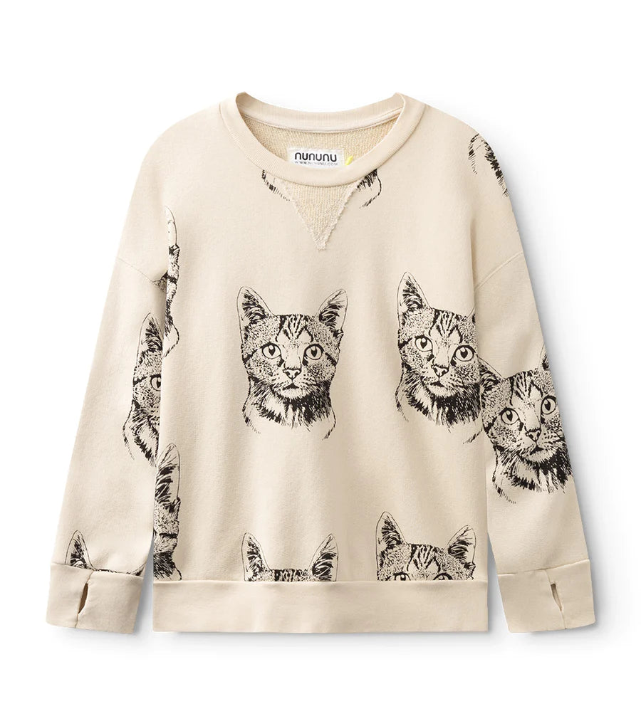 Cool Cat Sweatshirt by NUNUNU