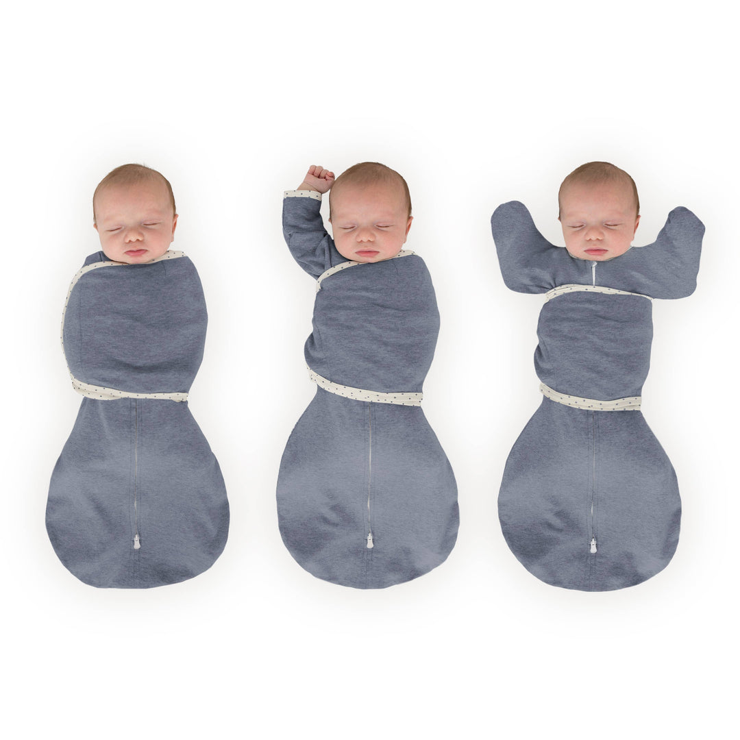 Omni Swaddle Sack - Heathered Denim