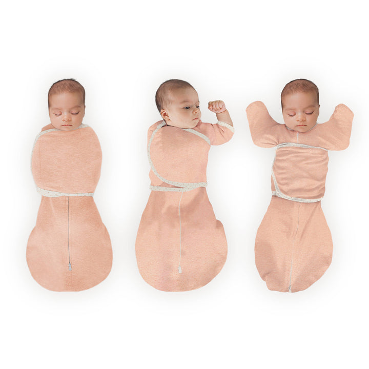 Omni Swaddle Sack - Heathered Peach