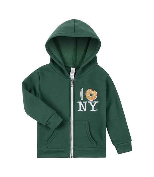 Pickle Bagel NY Hoodie by PiccoliNY