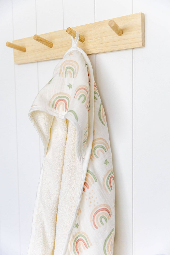Parker Baby Hooded Towel - Rainbow