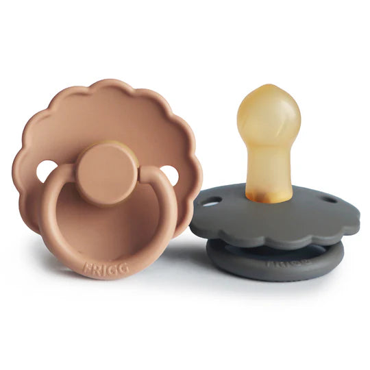 FRIGG Daisy Natural Pacifier 2-Pack 0-6M