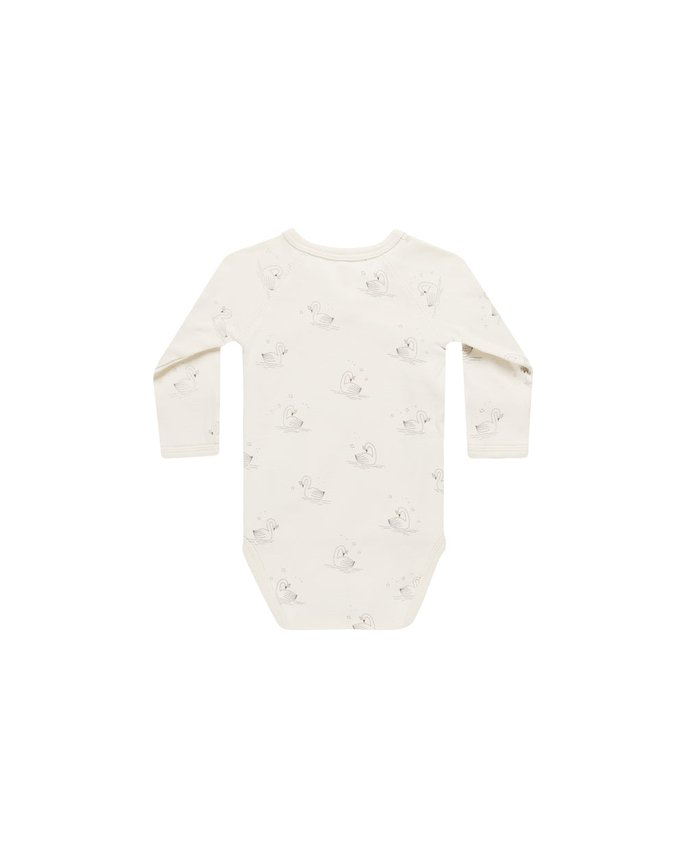 Swans Side Snap Bodysuit by Quincy Mae